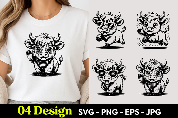 Cute Cartoon Cow Image 17
