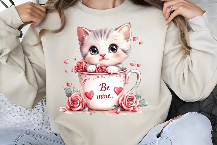 Cute Cat Clipart Image 13