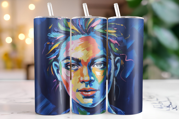 Painting Tumbler Wrap | Sublimation | Tumblers