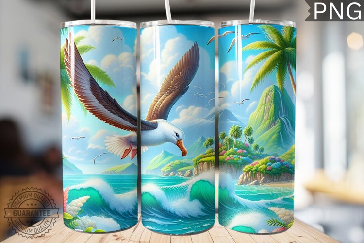 Albatross Tumbler Wrap - Albatross Tumbler Design