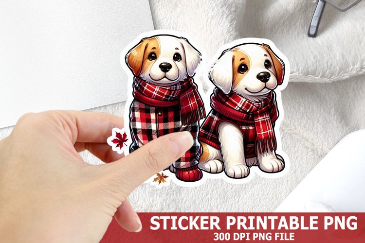 Christmas Dog Clipart Image 23