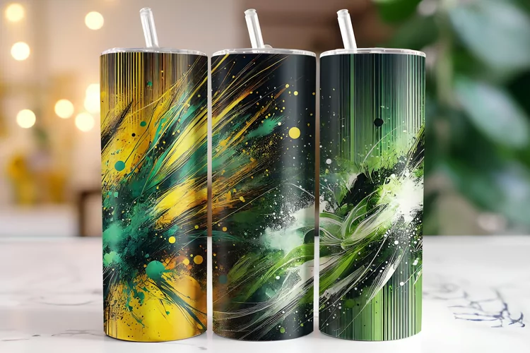 Paint Tumbler Wrap | Sublimation | Tumblers
