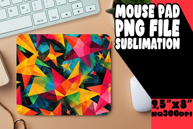 Sublimation Mouse Pad with Colorful Patterns
