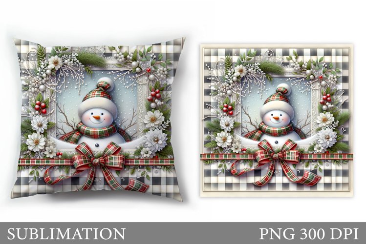 Cute Snowman Clipart Image 10