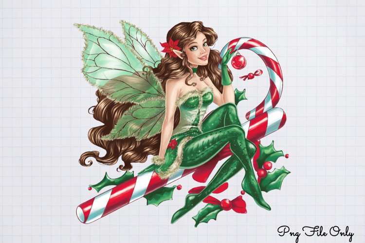 Christmas Fairies Clipart PNG
