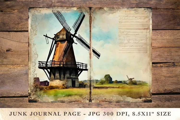 Printable Junk Journal Pages netherland