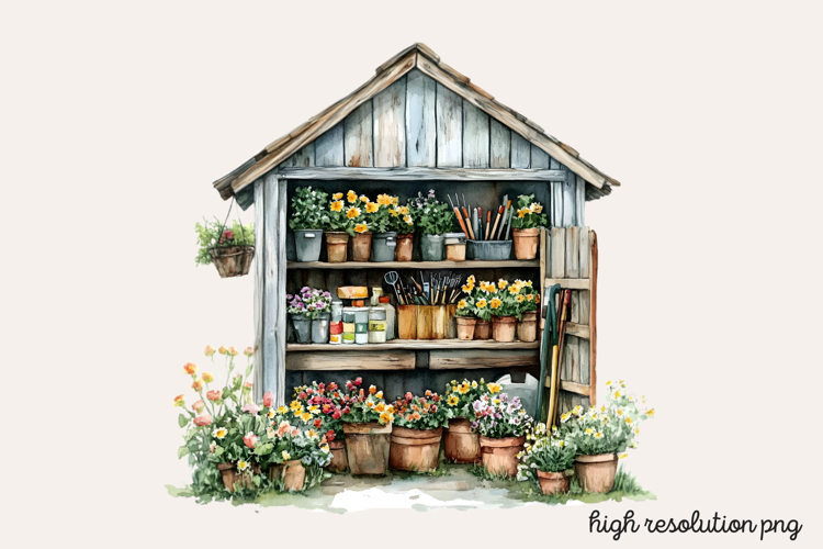 Birdhouse Clipart Image 22
