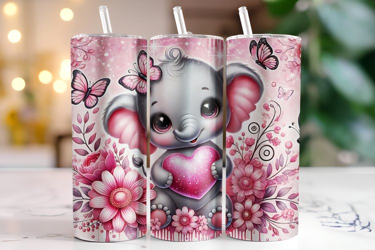 Elephant Watercolor Clipart Image 16