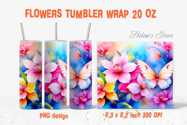 20 Oz Sublimation Tumbler Wrap Image 23