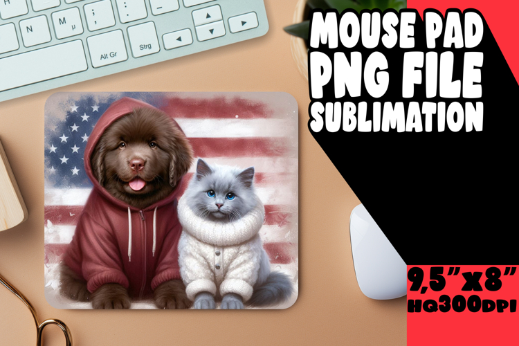 JOYFUL MOUSE MAT ARTISTIC MAGIC, Dog and cat