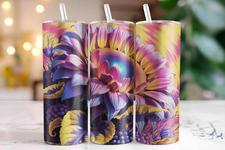 Sunflowers Tumbler Wrap | Sublimation | Tumblers