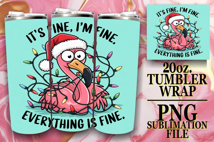 Christmas Tumbler Wrap Image 12