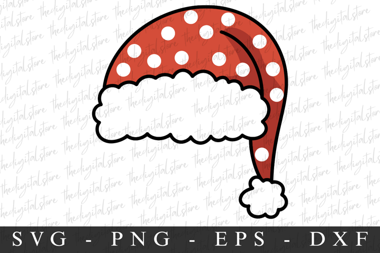 Santa Hat Svg | Christmas svg | Svg cut file