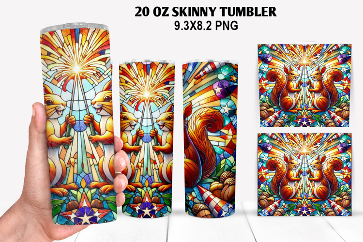 Skinny Tumbler 20oz Wrap Design,4th of july Tumble PNG