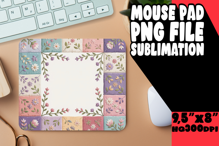 TIMELESS MOUSE MAT ARTISTIC DESIGN, Flowers