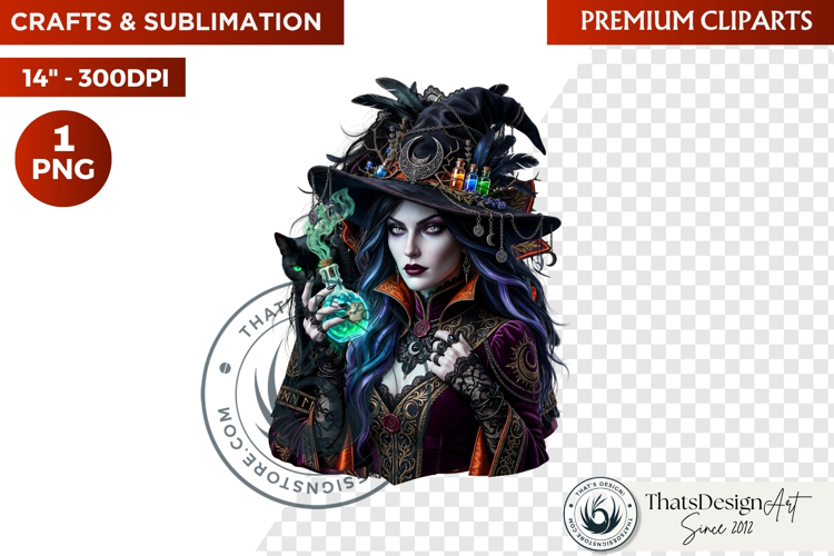 Gothic Halloween Harvest Character PNG Clipart sublimation
