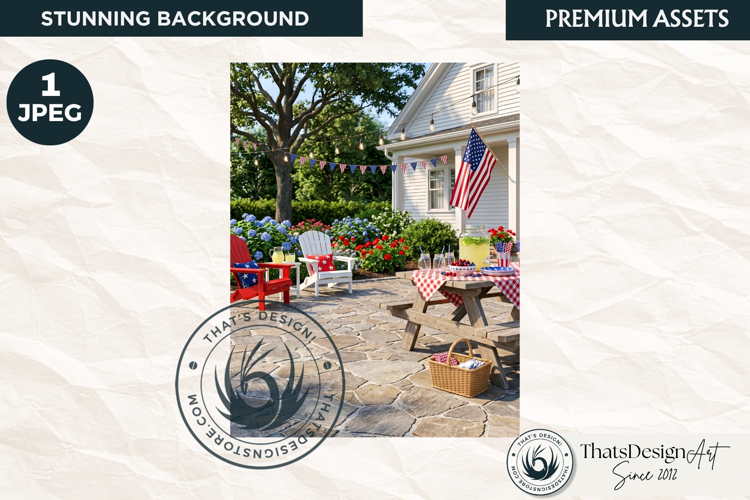 Patriotic Americana Backdrops - 4th of july backgrounds