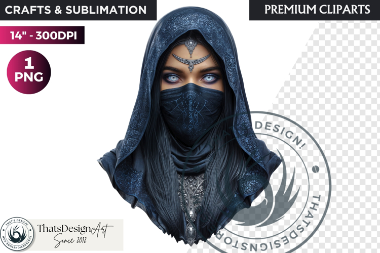 Mystic Mage Portrait Fantasy Sorcerer & Wizard PNG Clipart