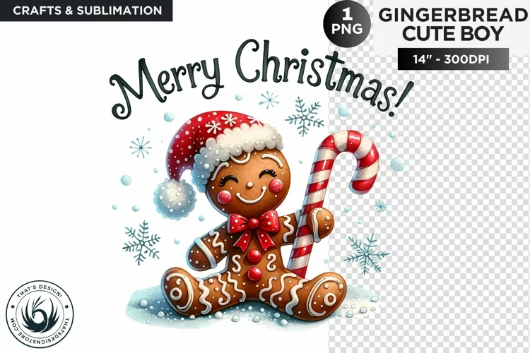 Gingerbread man Christmas cookies png clipart