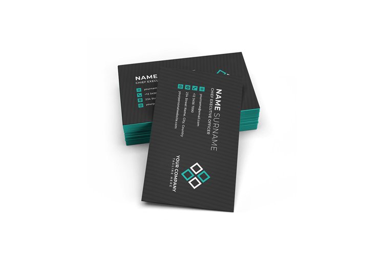 Business Card 3D Mockup Template Photoshop