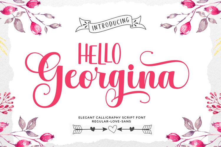 Hello Georgina Script example image 1