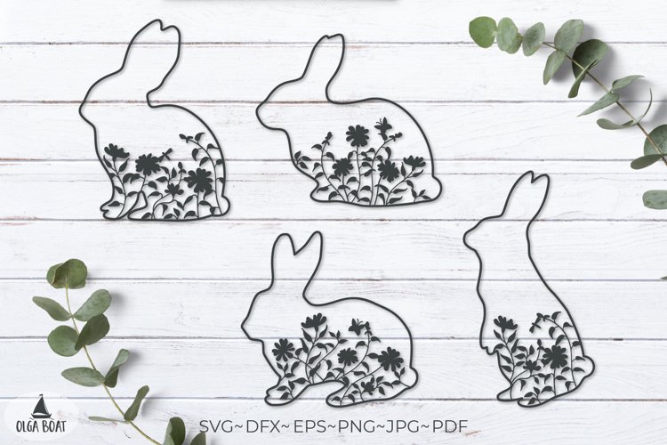 Bunny Silhouette Svg Image 9