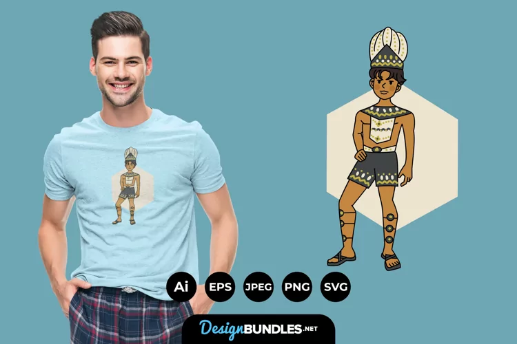 Male at the Carnival for T-Shirt Design