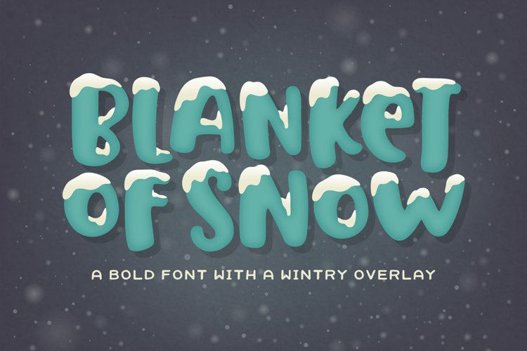 Blanket of Snow Font example image 1