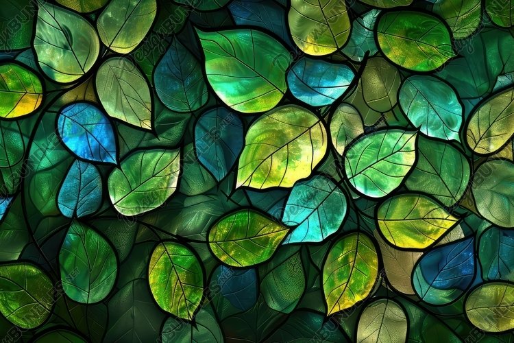 Stained Glass Texture Image 23
