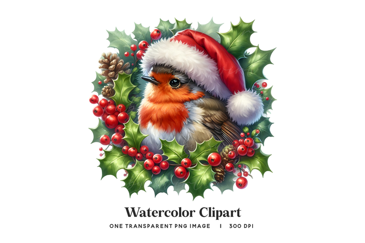 Christmas Wreath Graphic Image 5