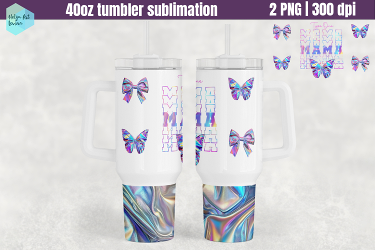 Type 1 diabetes 40 oz Tumbler Sublimation