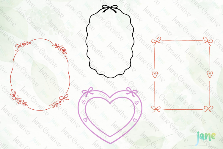 Hand Drawn Border SVG PNG Clipart