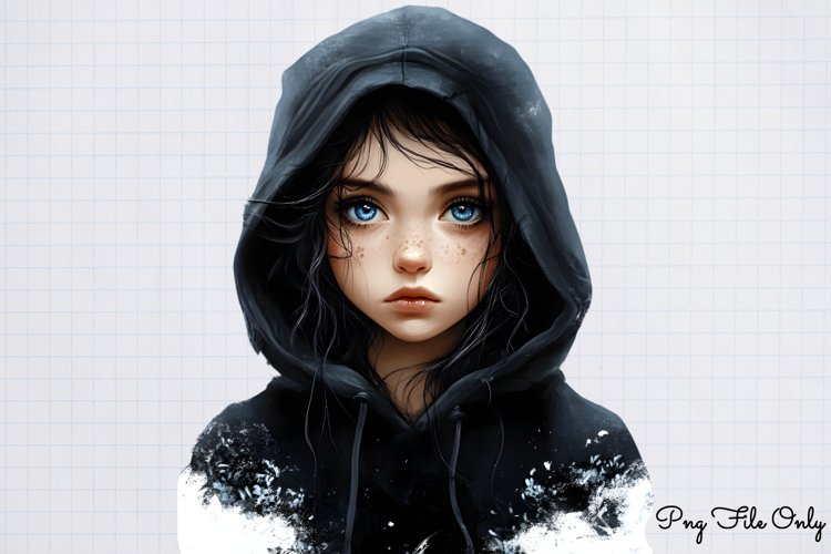 Gothic Spooky Winter Clipart PNG