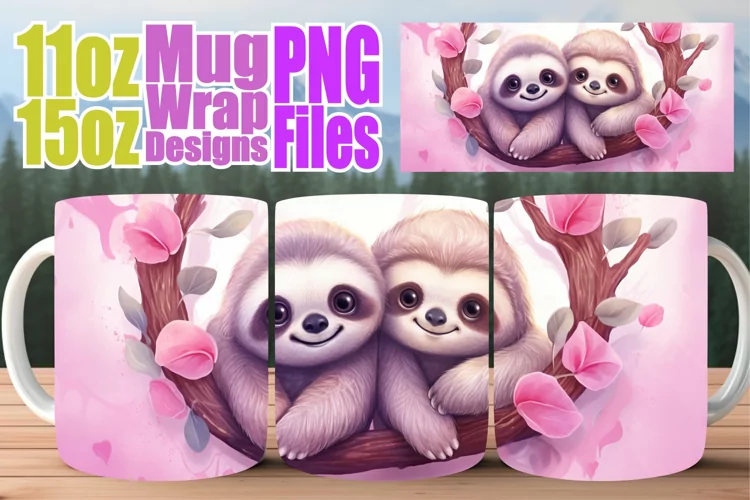Loveable Creatures: Sublimated Mug Wrap