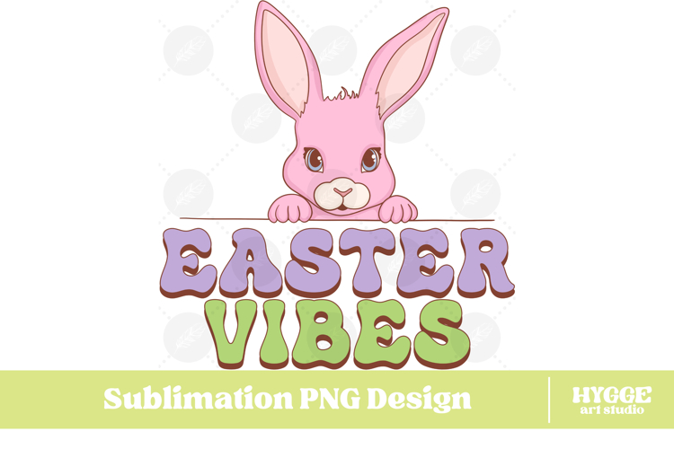 Easter Bunny Sublimation DTF Chick Farm Hip Hop Spring Joy
