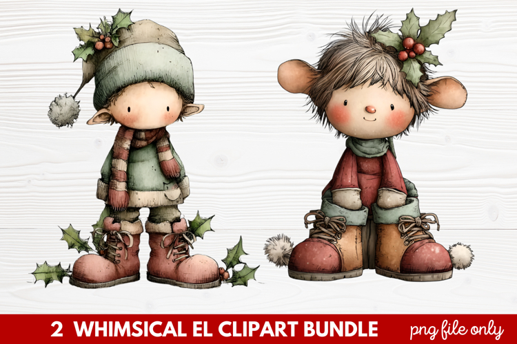 Cute Elf Clipart Image 4
