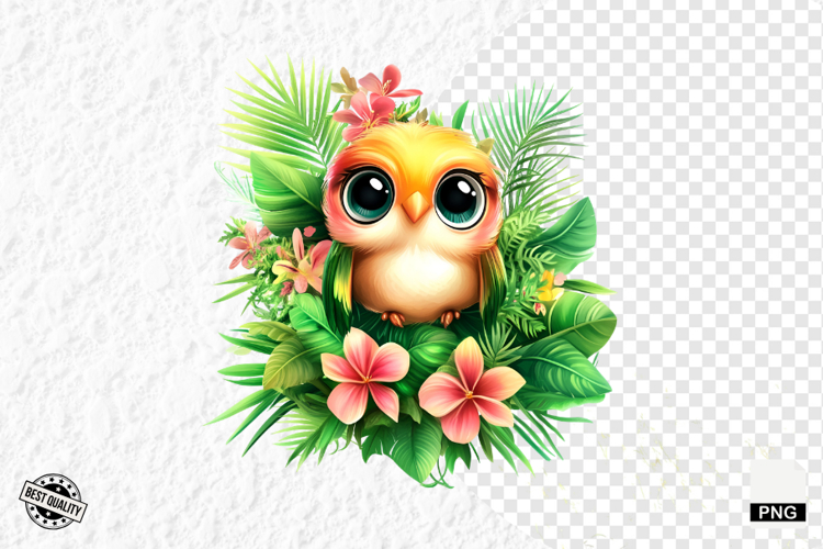 Tropical Birds Clipart - Summer Birds PNG