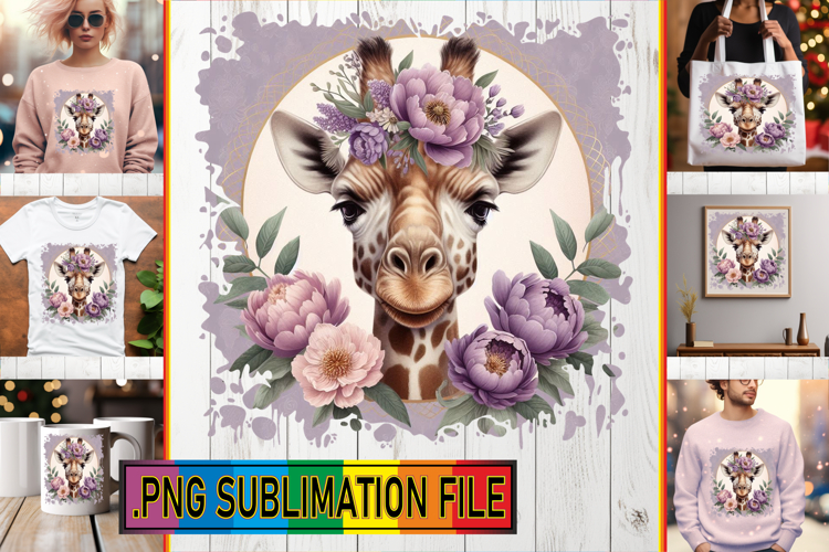 LUMINOUS TSHIRT Art Ideas, Giraffe