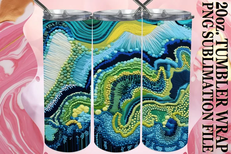 Abstract Artistry Tumbler Sublime