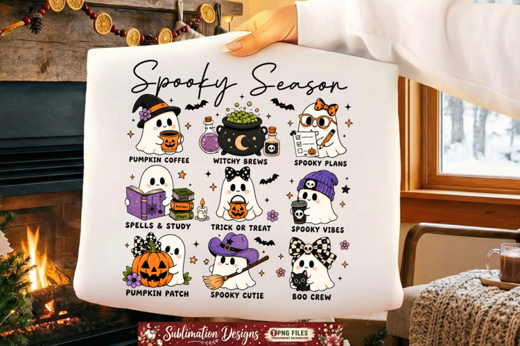 Spooky Season png,Halloween Sublimation Design,Halloween png