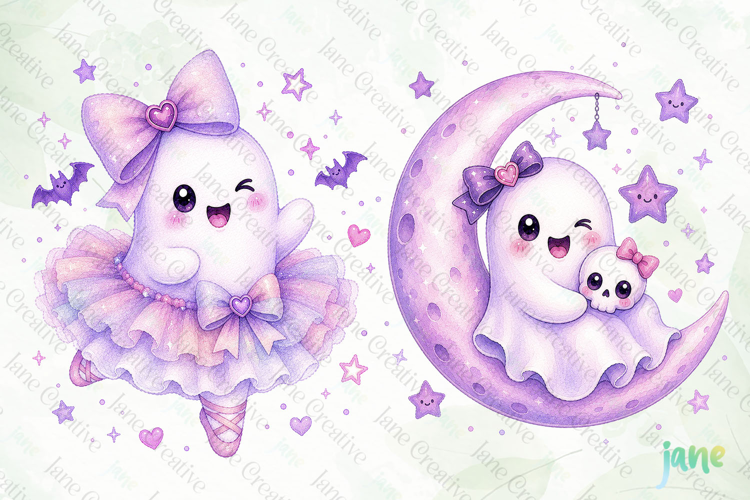 Cute Halloween Ghost Clipart