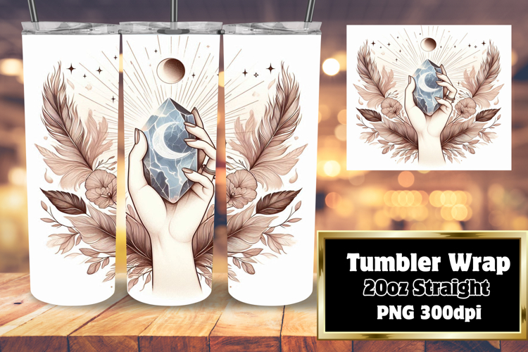 VIBRANT 20oz PNG Tumbler Wrap , Mystic