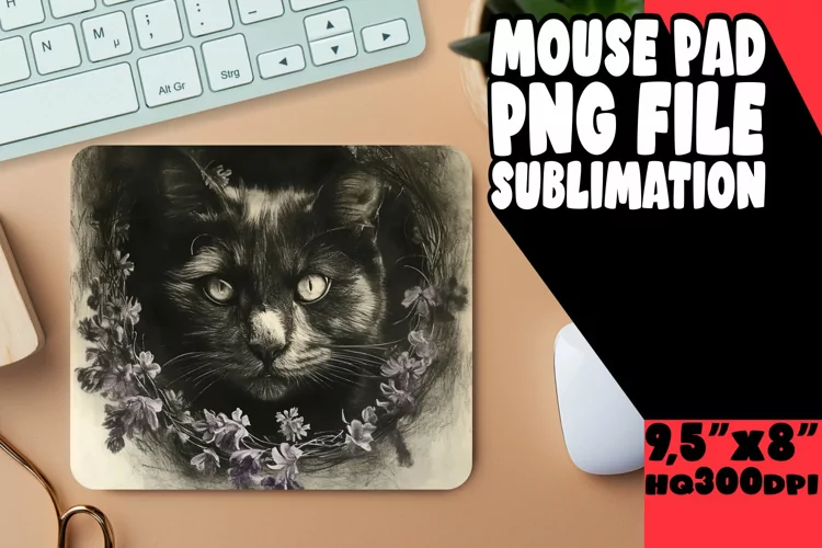 Cat-Inspired Comic Relief Mat