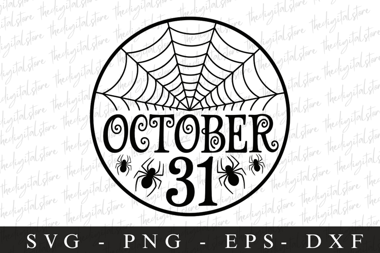 31 October Svg | Halloween Svg | Cricut