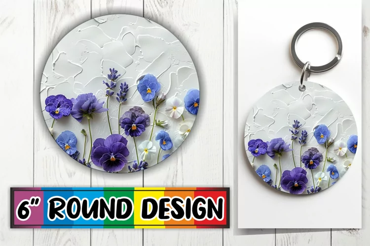 Blossom Bash Design Circle - Sublimate Bliss Round