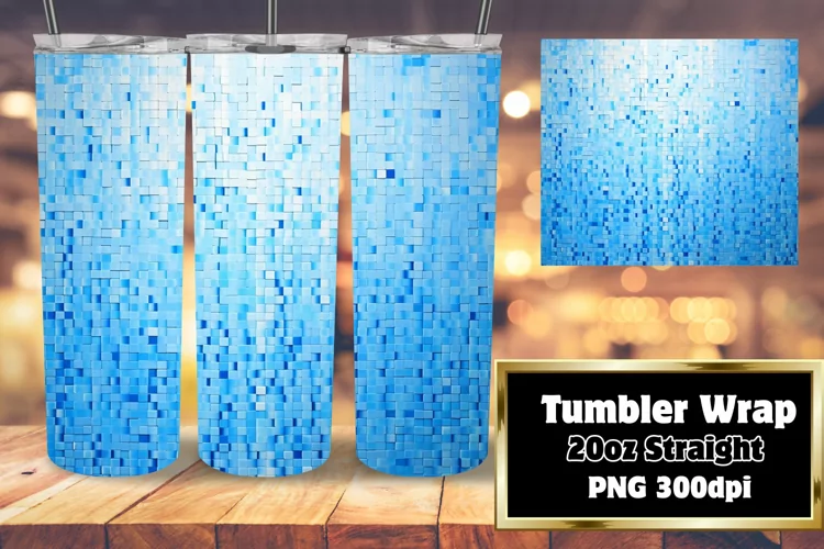 Glitter Sublimation Wrap for Tumblers