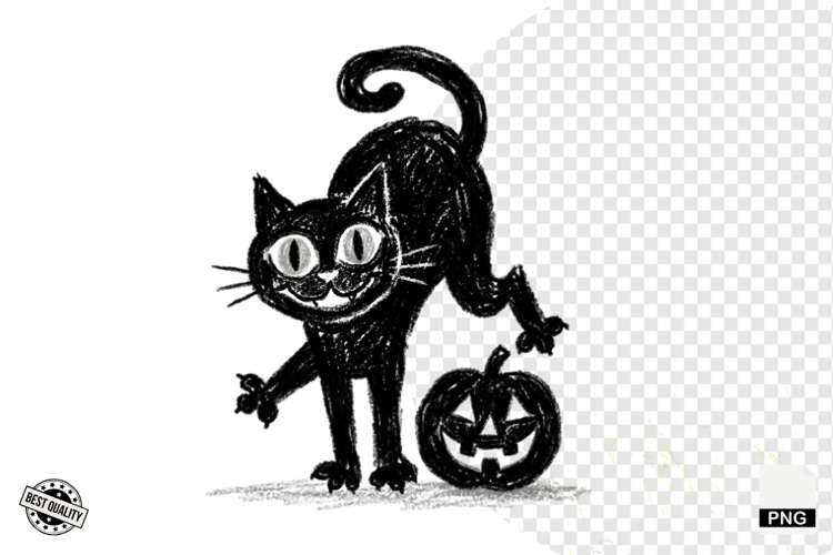 Halloween Cat Clipart Image 18