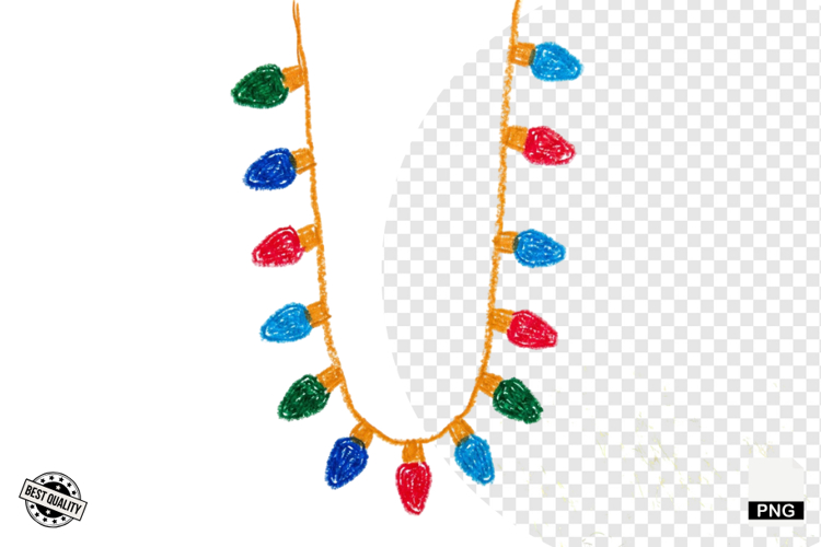 Holiday Lights Clipart Image 7