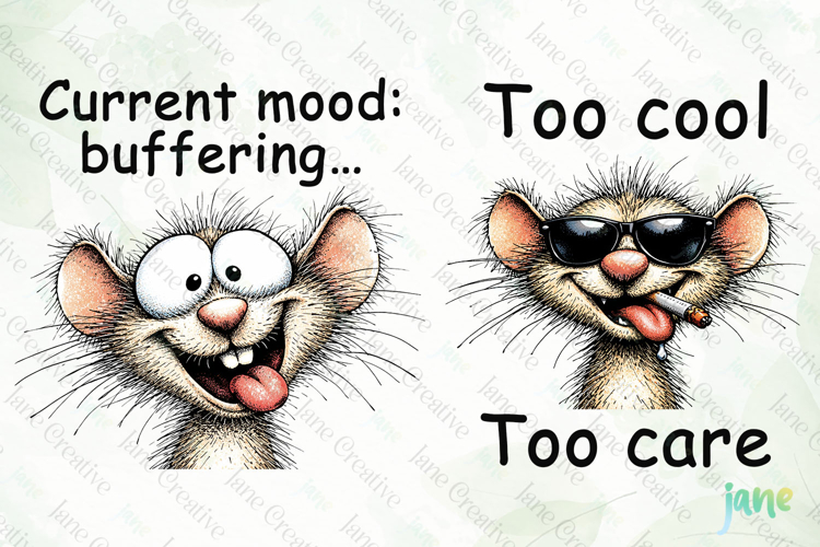 Silly Funny Mouse PNG