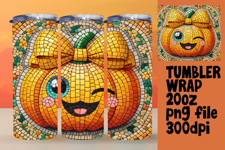 CREATIVE 20oz Tumbler Design for Gifts , Cute Pumpkin